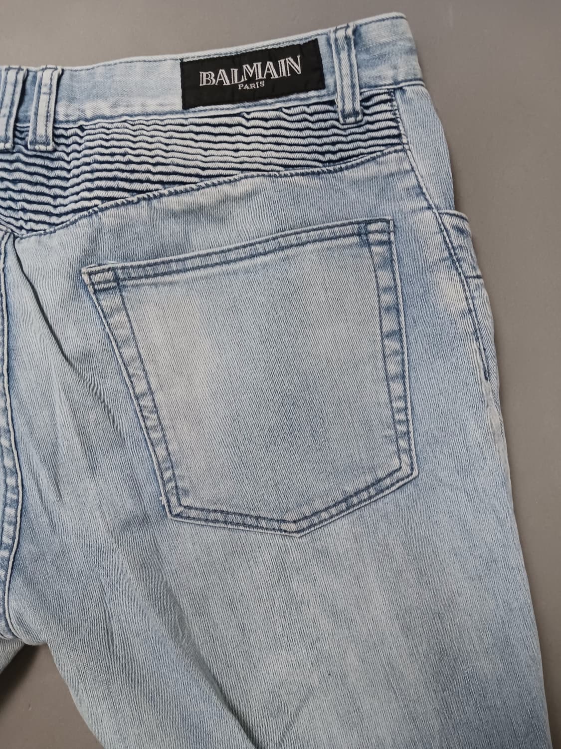 [36] 발망 연청 바이커진 청바지 상품이미지9