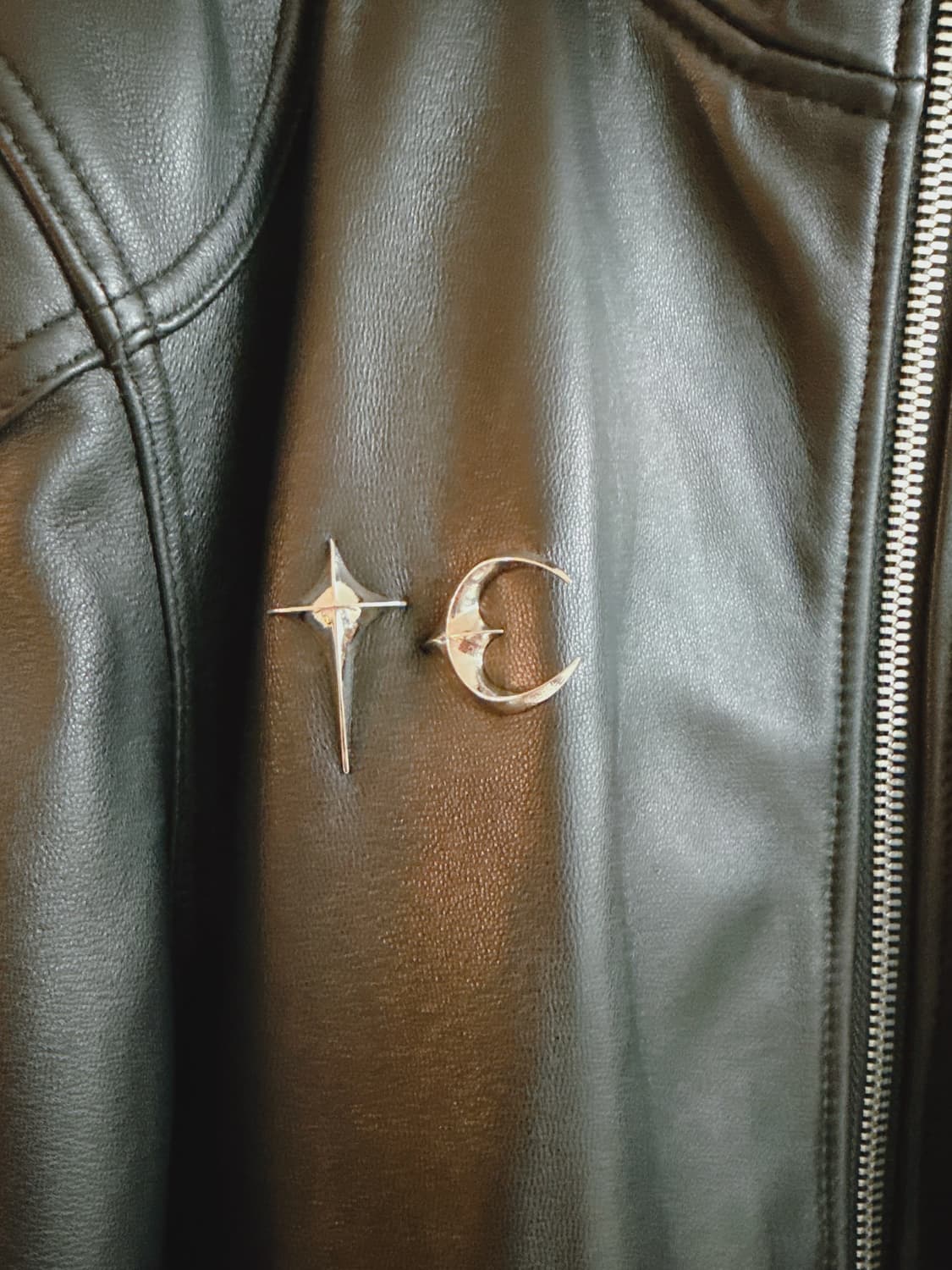 떠그클럽 슬림락 레더자켓 상품이미지5