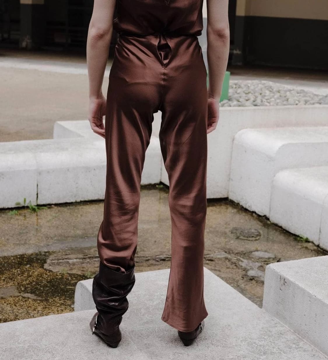 Baserange dydine pants brown size S 상품이미지2