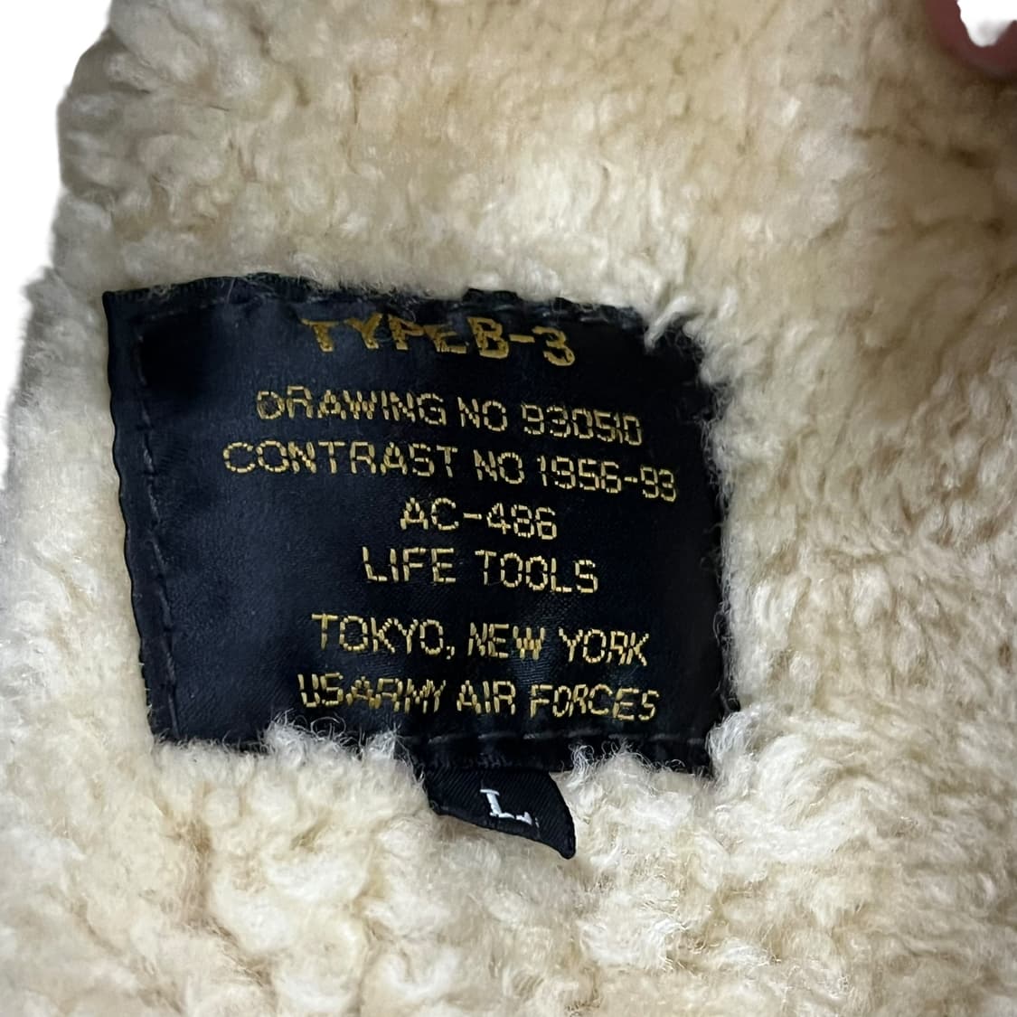 빈티지 B-3 무스탕 자켓 s08661 상품이미지6