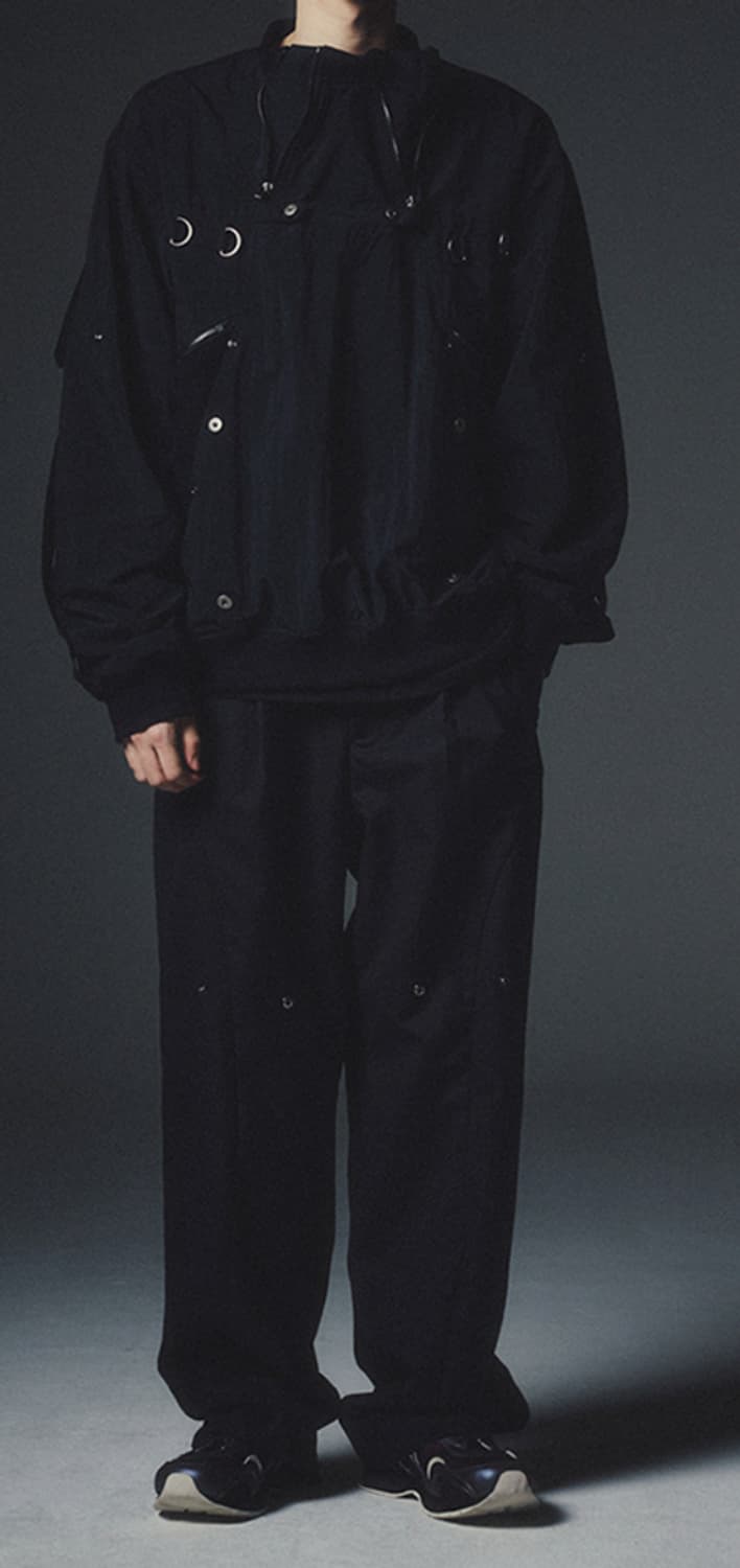 코드 CORD 멀티 펑셔널 짚 풀오버 자켓_BK M사이즈 상품이미지2