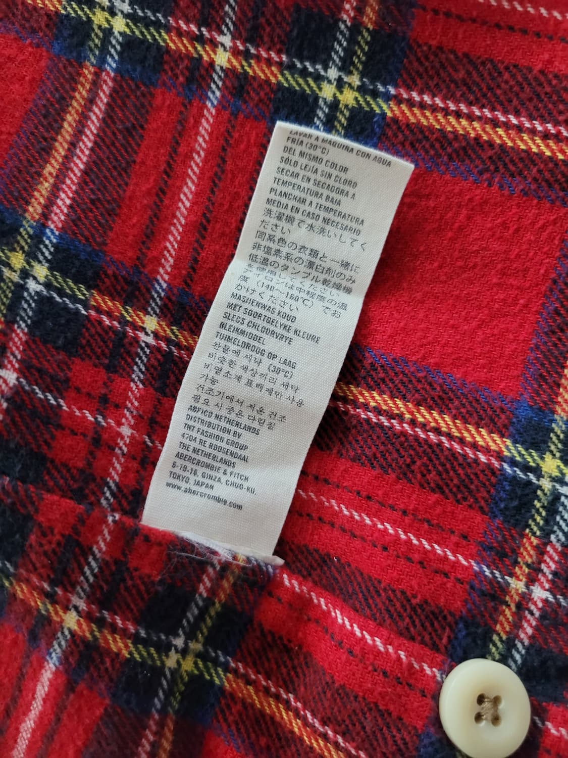 아베크롬비 Abercrombie 워크웨어 체크안감 셔츠형 자켓 XL 상품이미지8