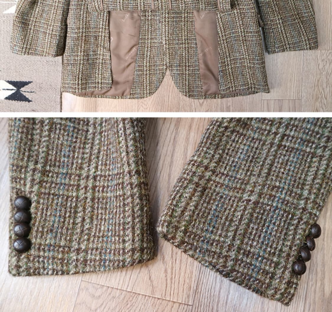 

일본판 Harris tweed 해리스 트위드 빈티지 2버튼 블레이저  상품이미지7