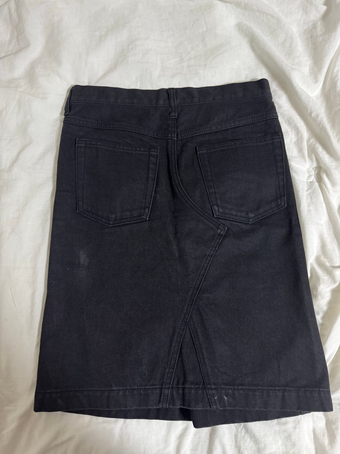 꼼데가르송 트리콧 흑청 스커트 상품이미지4