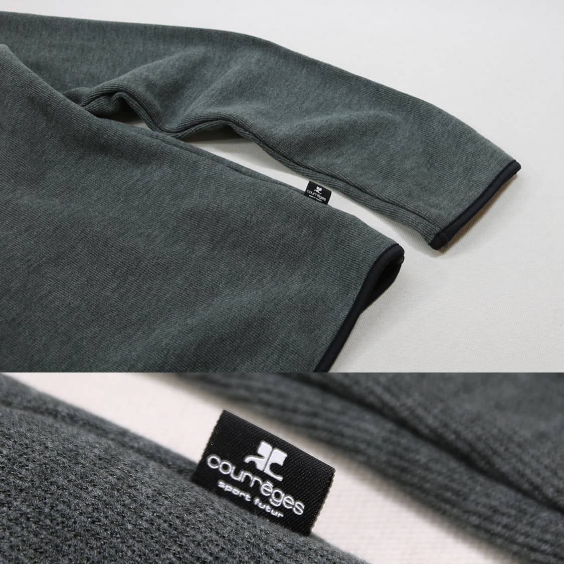 courreges 하프 집업 후리스 (여성용 42) 상품이미지7