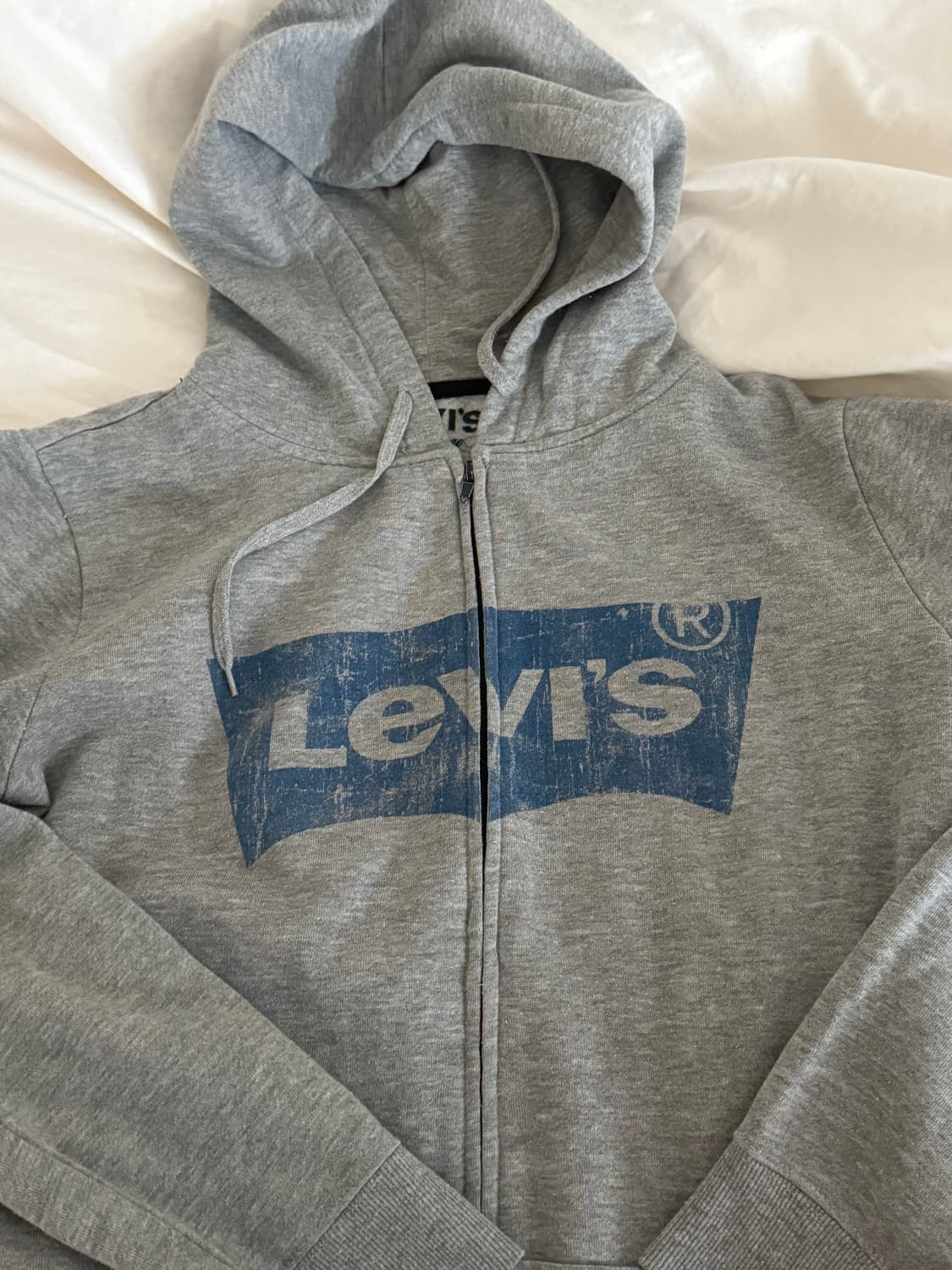 빈티지 리바이스 회색 후드집업 상품이미지2