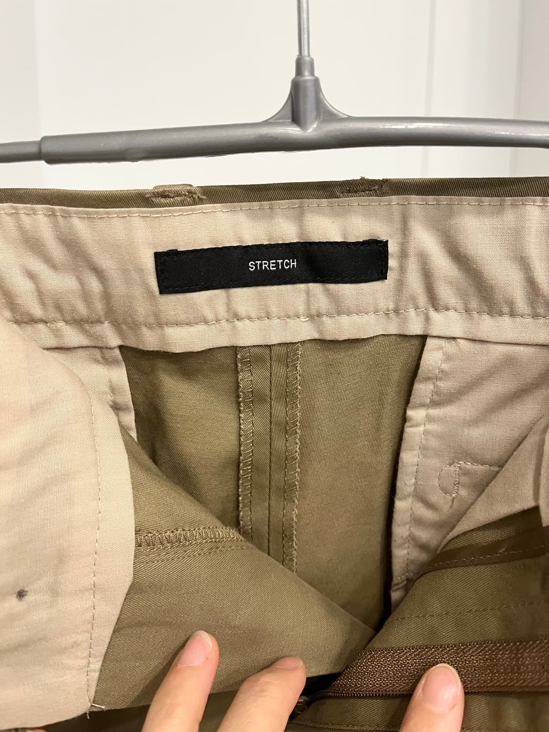 트래드클럽 베이지 코튼 팬츠 상품이미지5