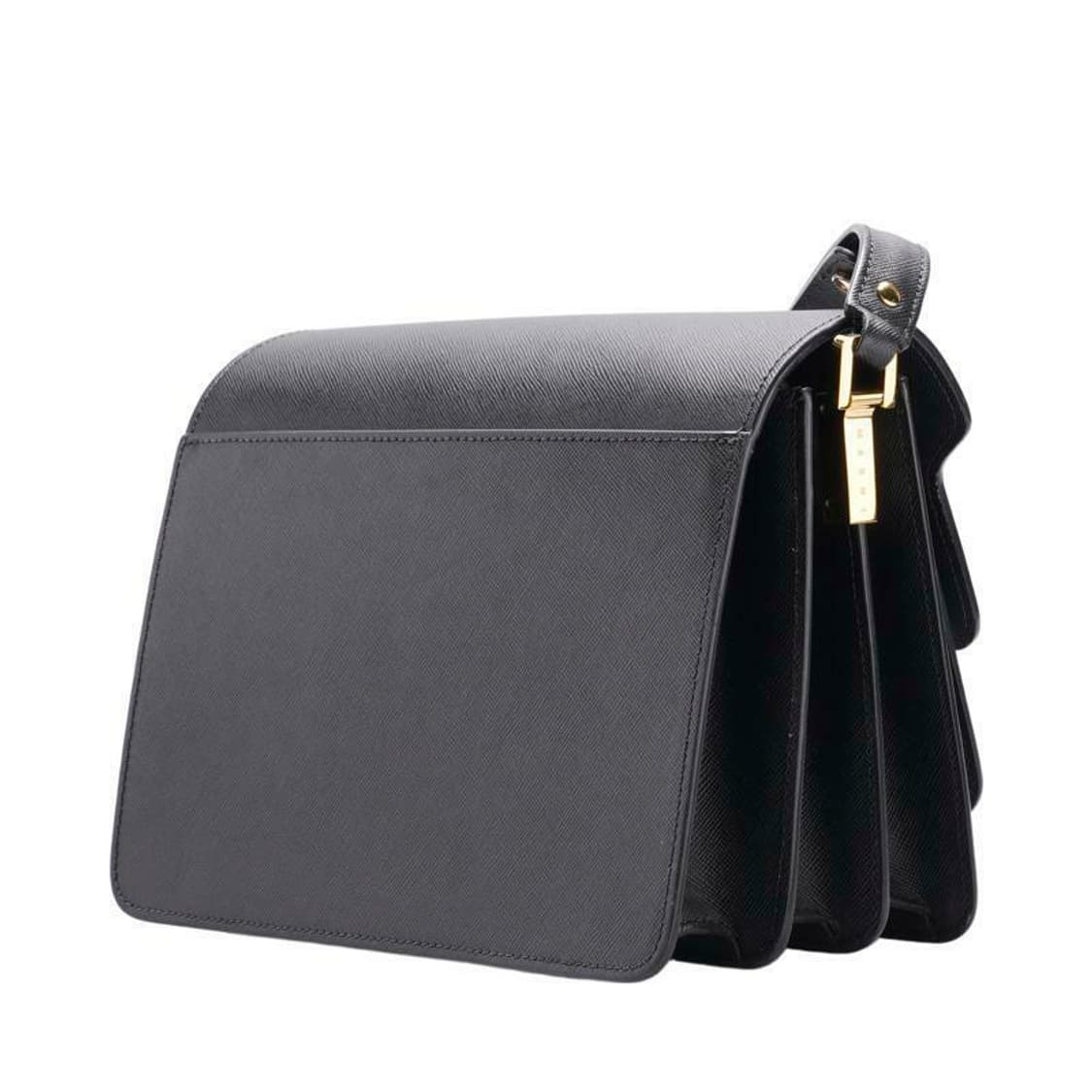 (중고) 마르니 블랙 사피아노 트렁트 미듐 숄더백 상품이미지2