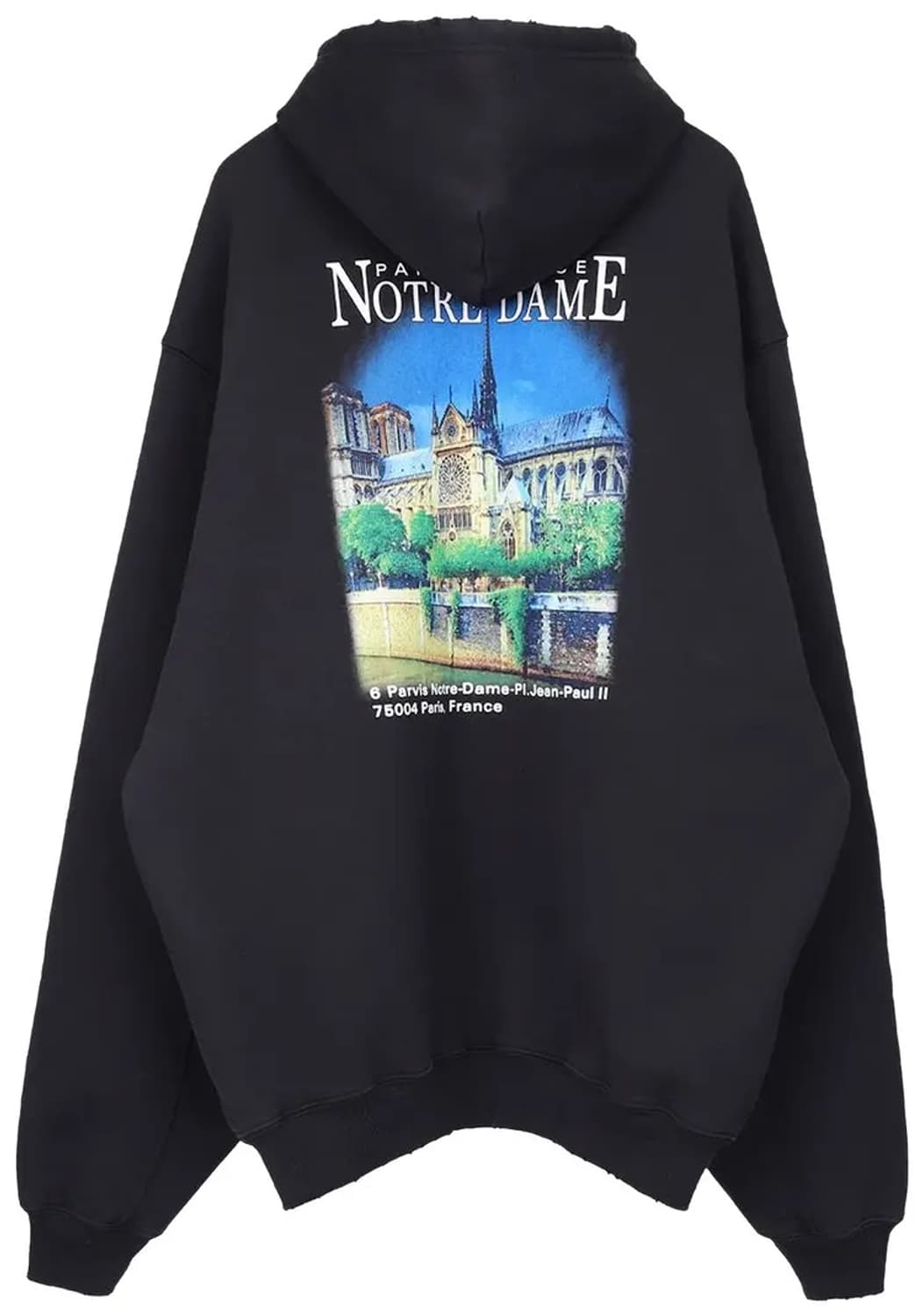 발렌시아가 사크레쾨르 노트르담 오버사이즈 후드티 S 상품이미지1