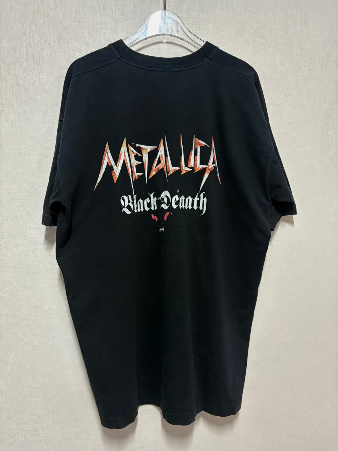 [L-XL] Metallica 부트렉 반팔 티셔츠 상품이미지2