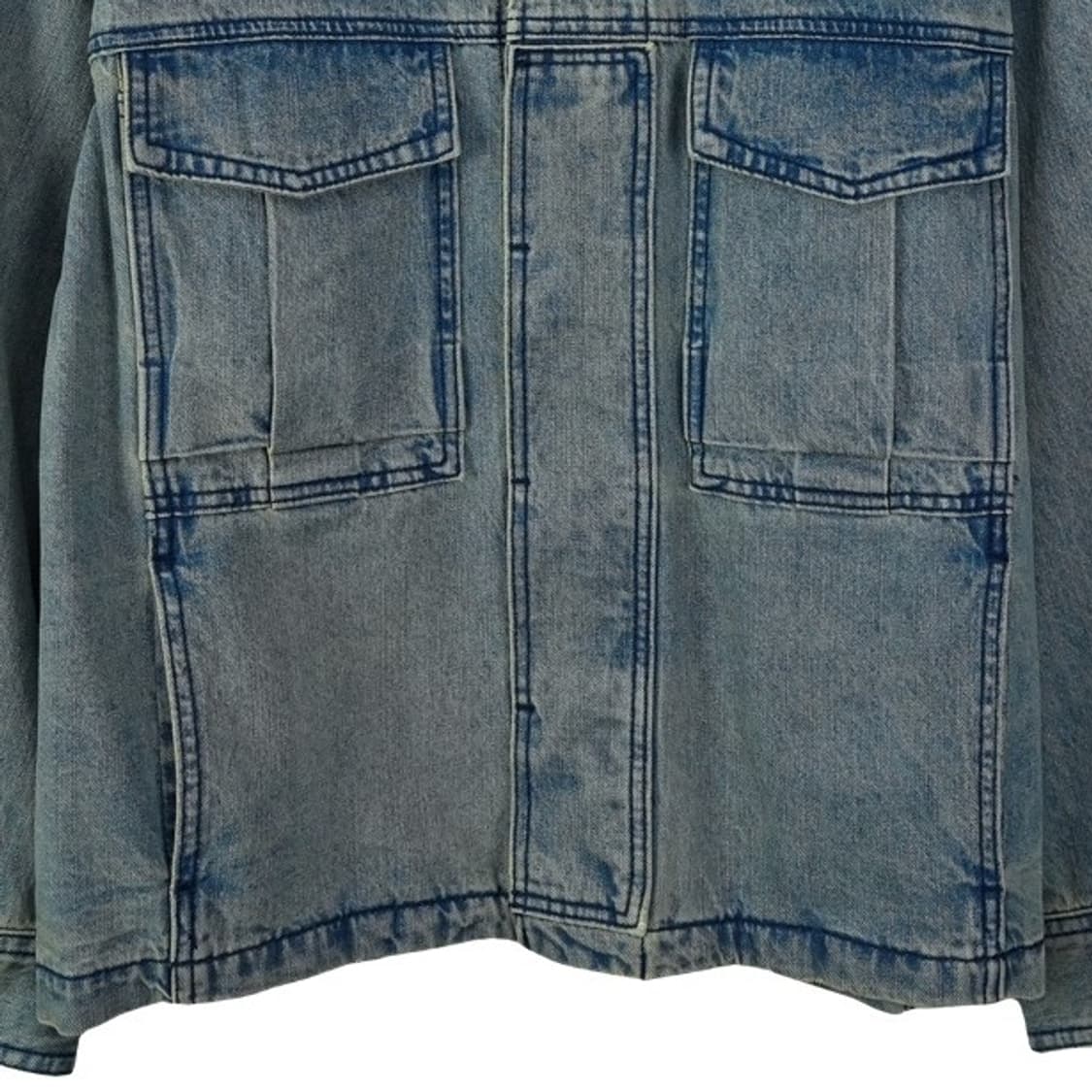 [일꼬르소] 루즈핏 워시드 데님 자켓 청자켓 M19476 상품이미지5