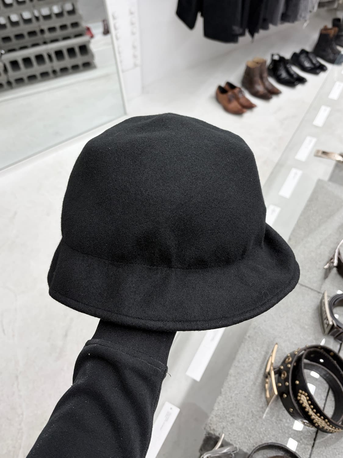 ca4la 플라워 링클 울 모자 상품이미지4