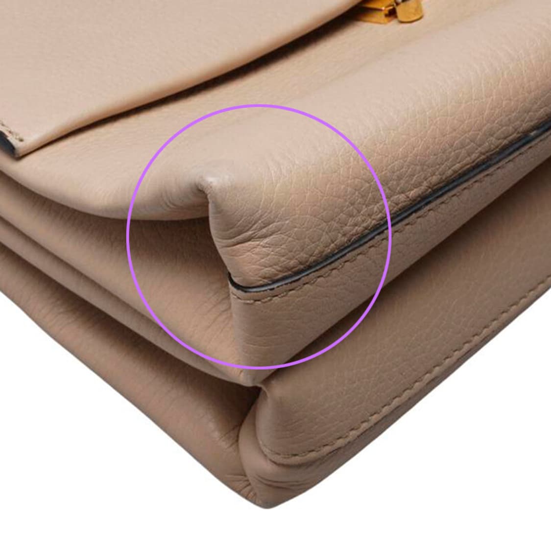 (중고) 마르니 베이지 탑 핸들 토트백 상품이미지8