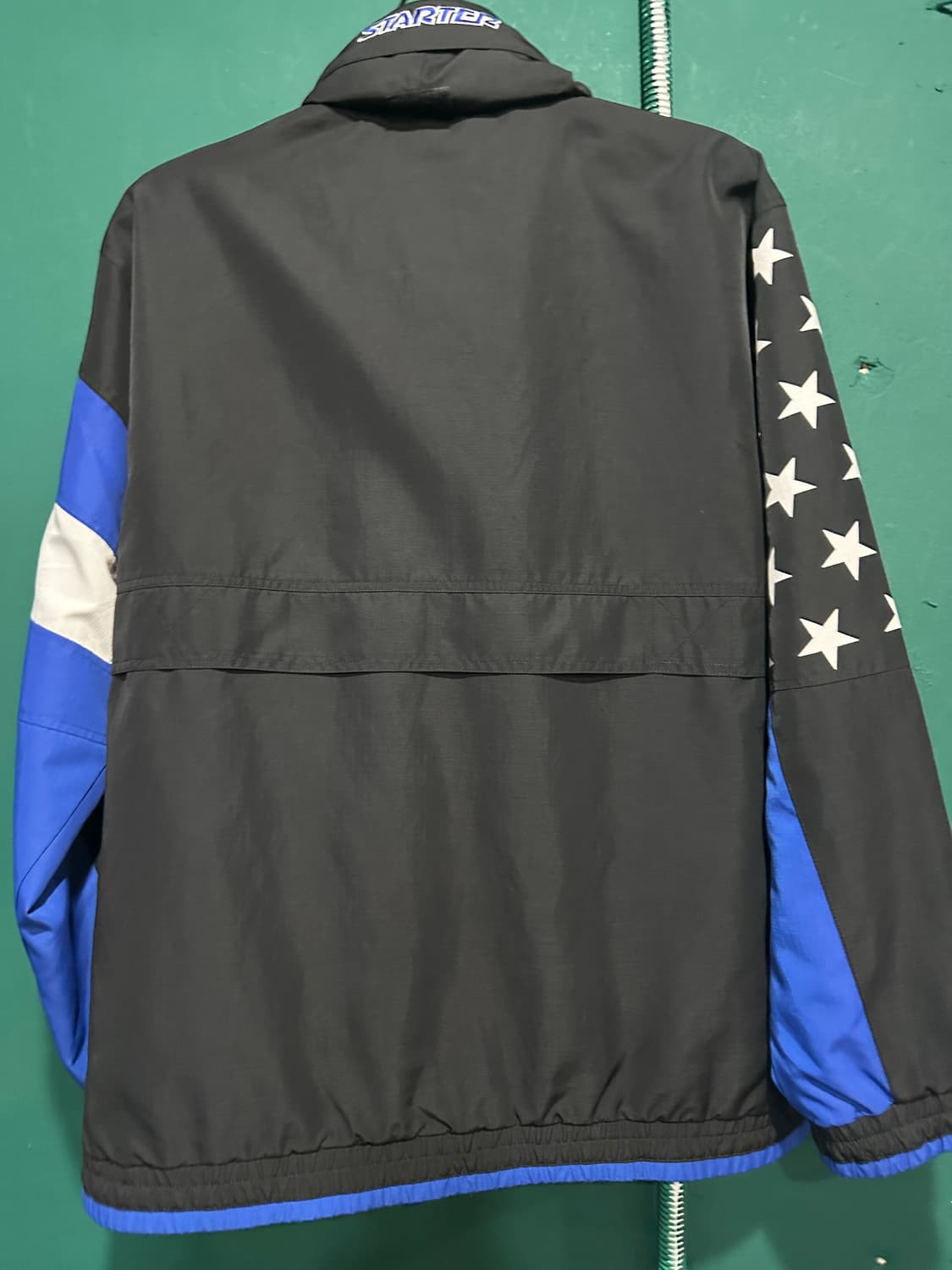 스타터 블랙 바람막이 성조기패턴 XL 상품이미지2