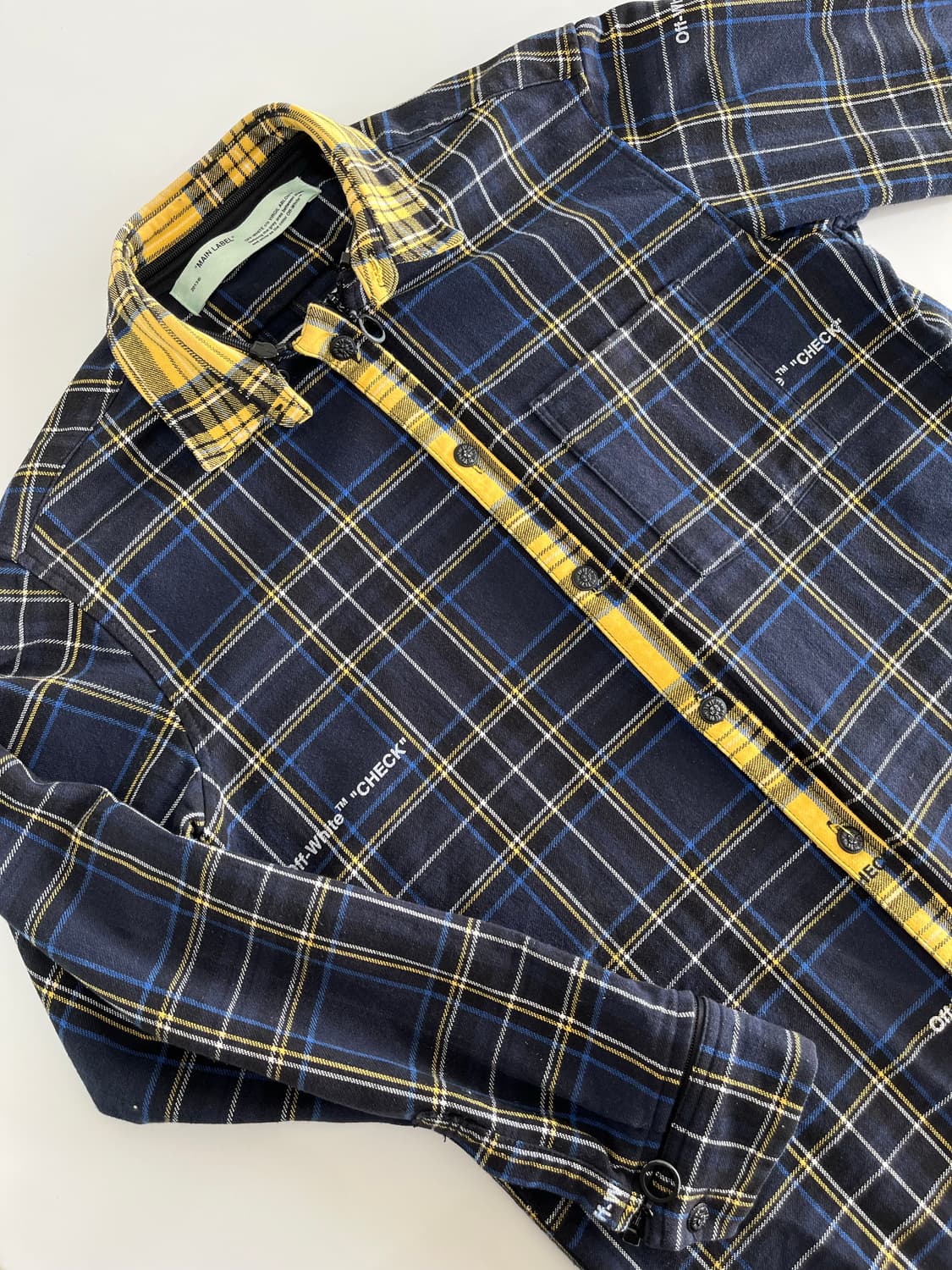 OFF WHITE 오프화이트 18SS 체크셔츠자켓 S 상품이미지4