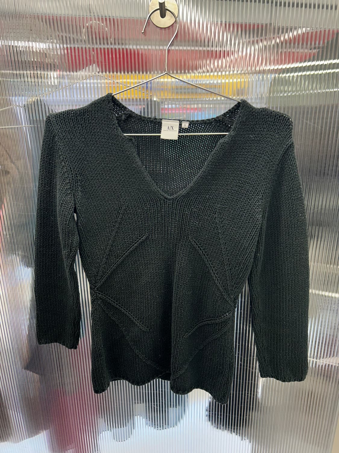 알마니익스체인지 브이넥 니트 상품이미지1