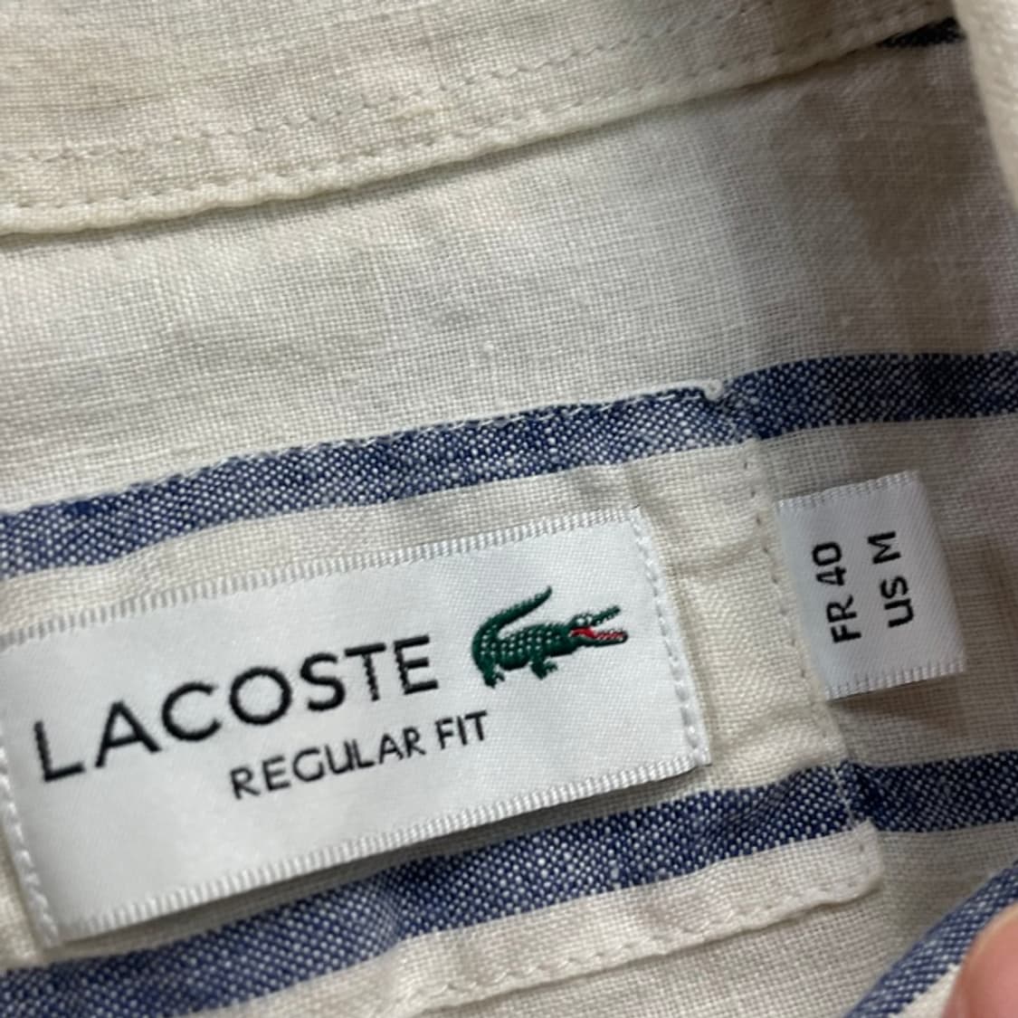 95 라코스테 린넨 셔츠 상품이미지3