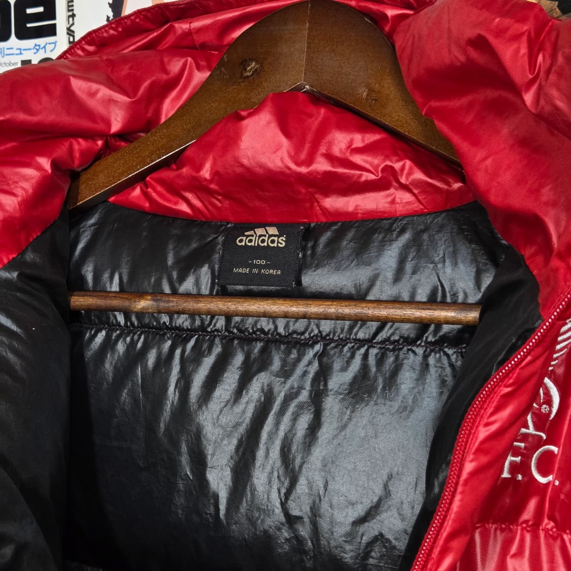 아디다스 리버풀 레드 구스 다운 패딩 상품이미지9