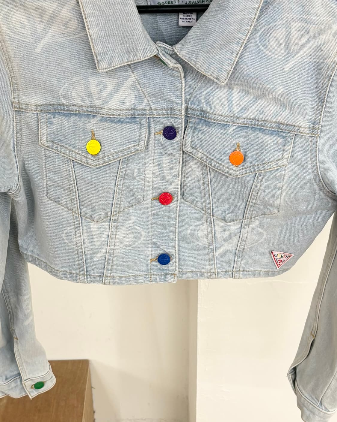 게스 크롭 데님 재킷 상품이미지5