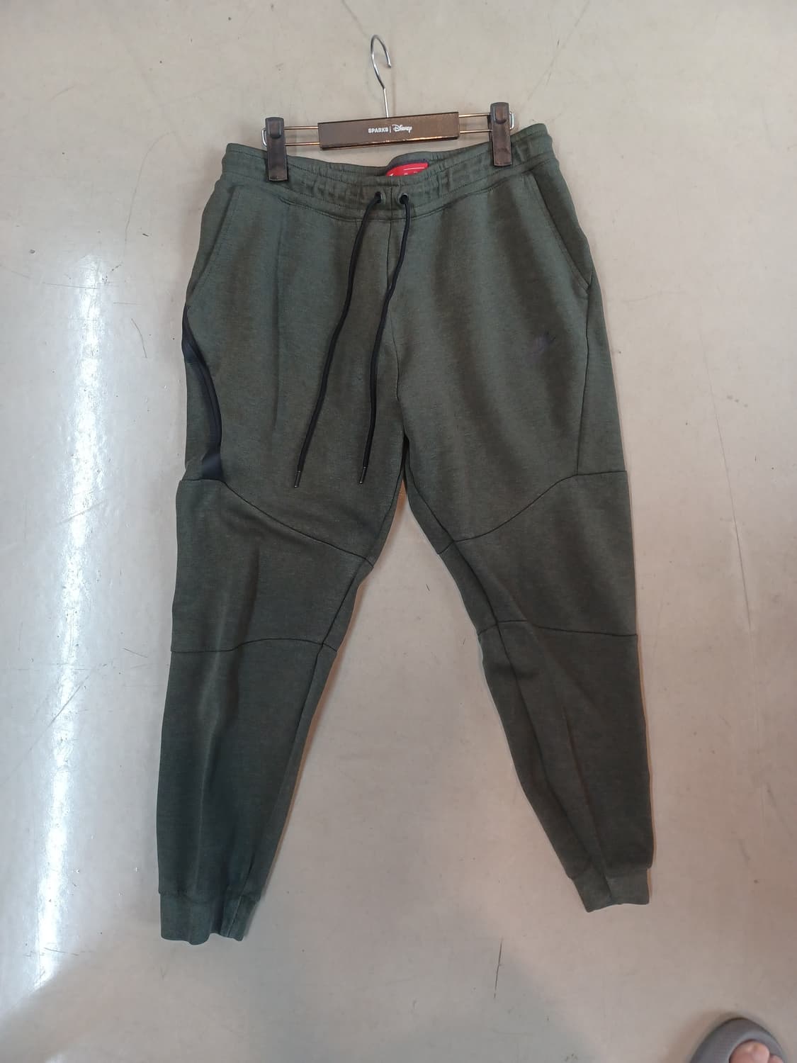 나이키 카키 테크플리스 조거 팬츠 xxl 상품이미지1