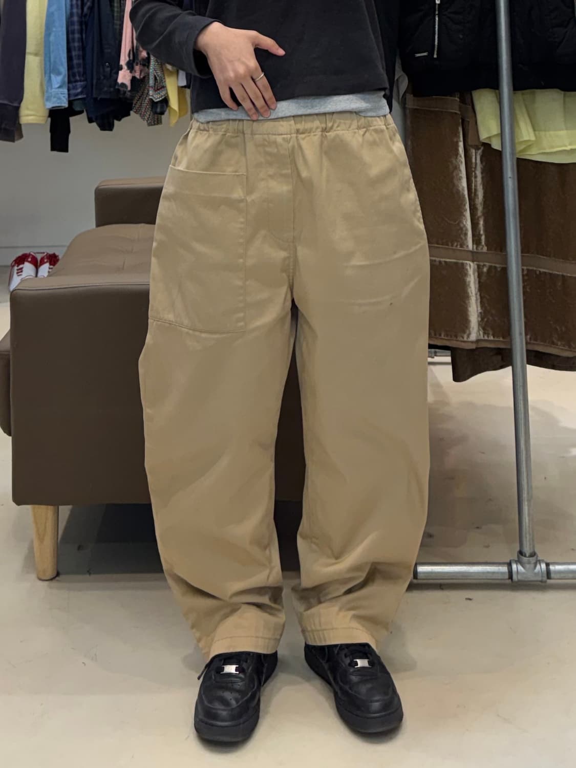 단톤 코튼 팬츠 상품이미지5