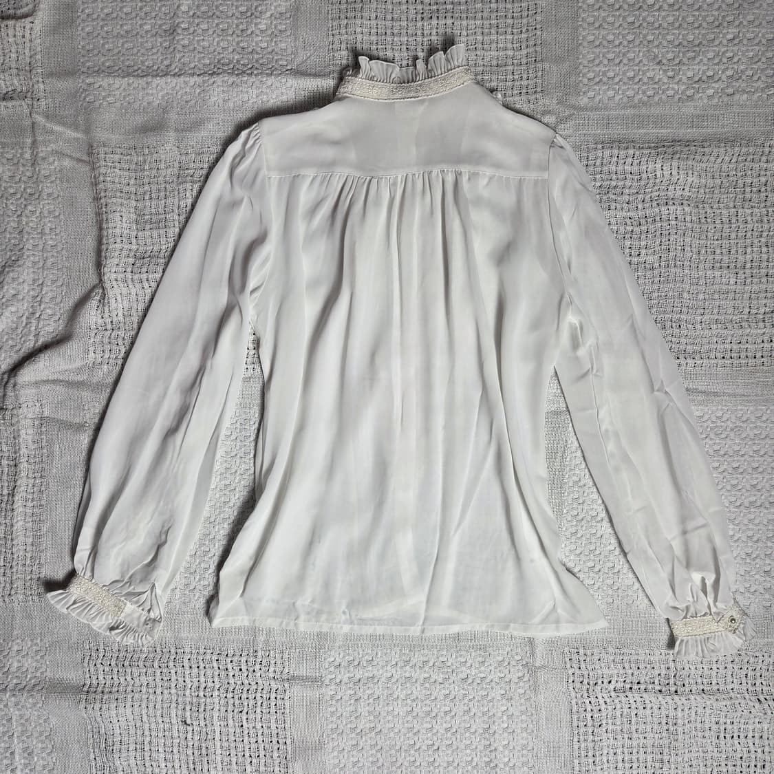 [JPN] 빈티지 프릴 클래식 블라우스 상품이미지2