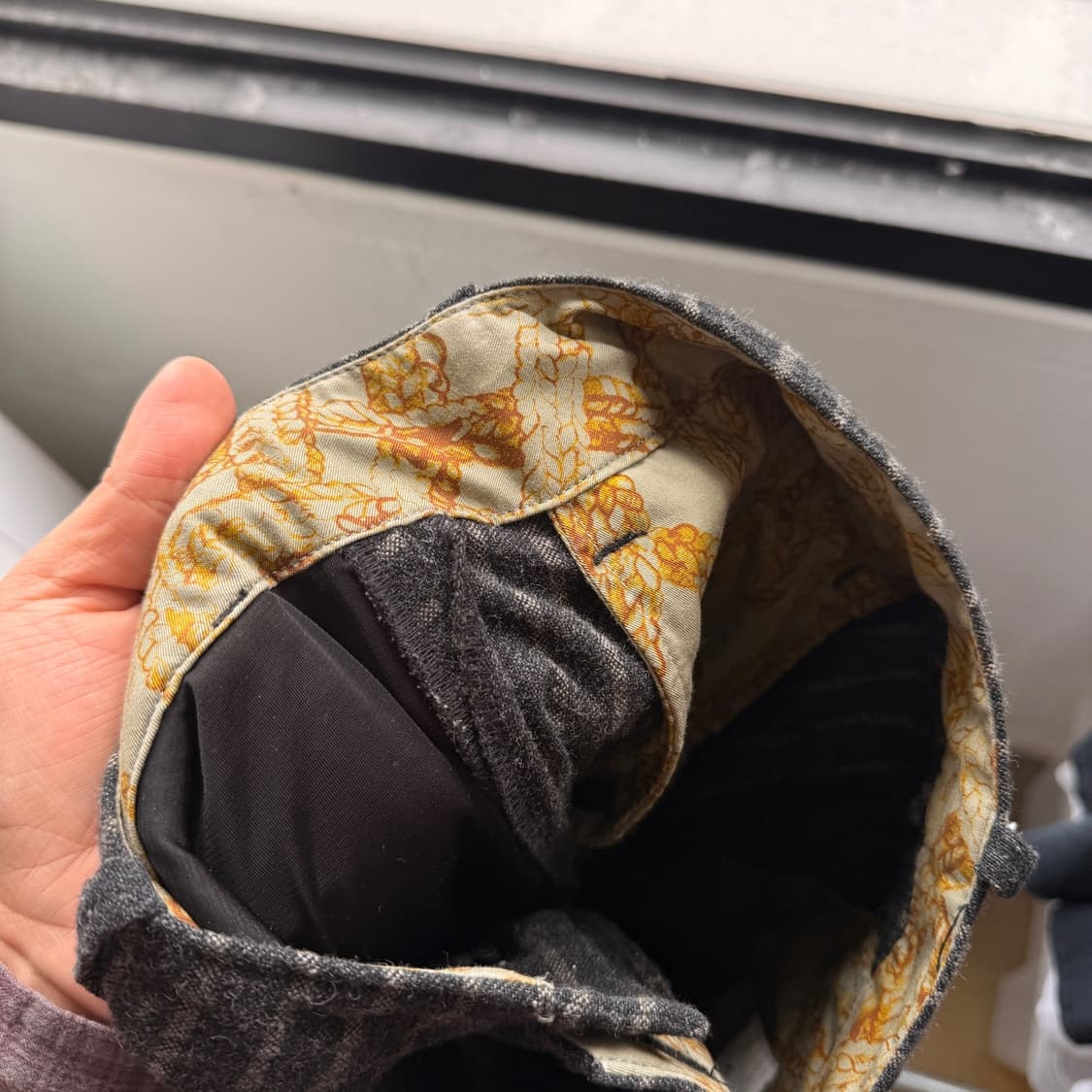 VOTOLO 챠콜 그레이 울 혼방 트라우저 상품이미지5