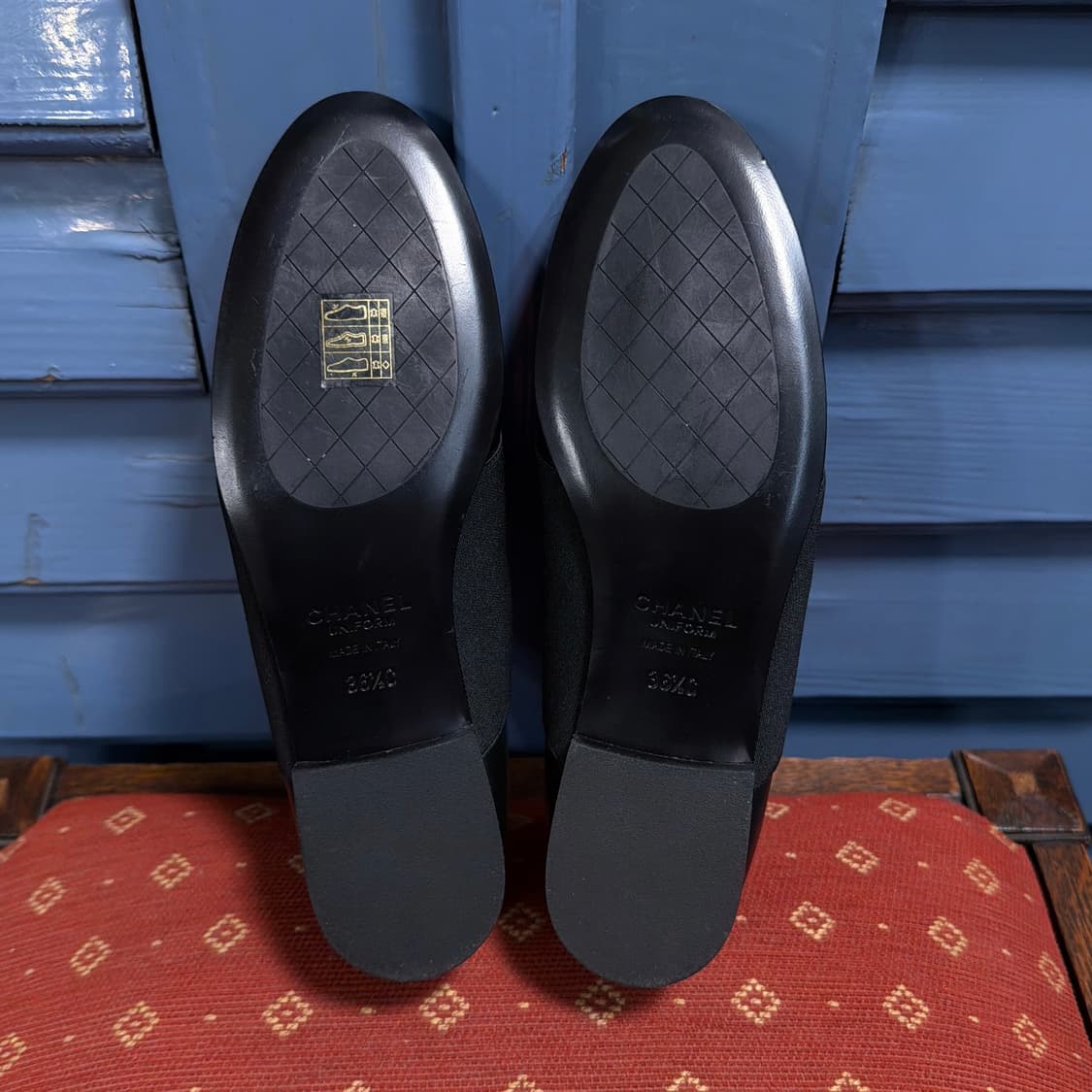 샤넬 유니폼 CC로고 스티치 여성 로퍼 상품이미지8