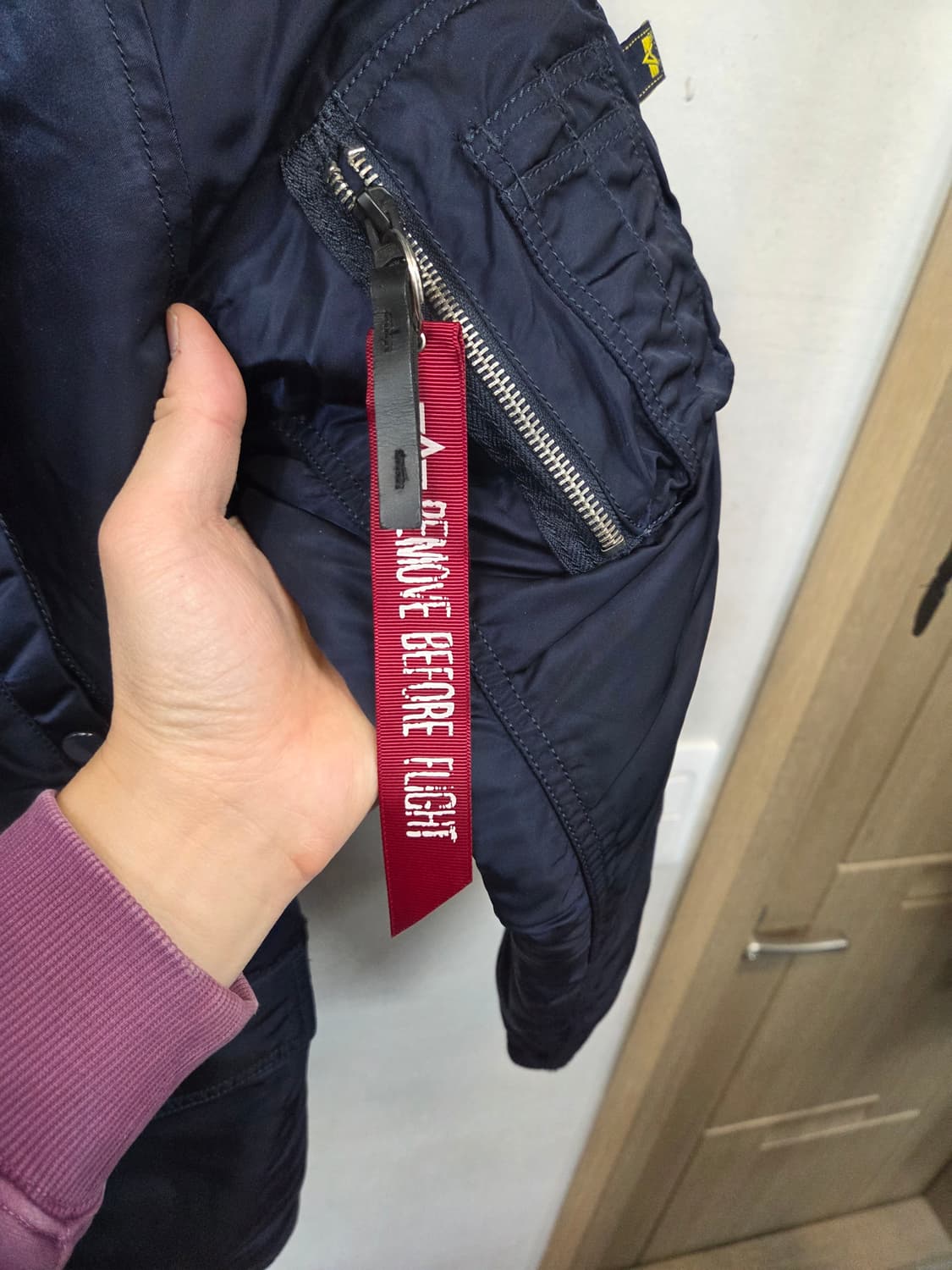 알파인더스트리 항공 파카 패딩 xs 상품이미지4