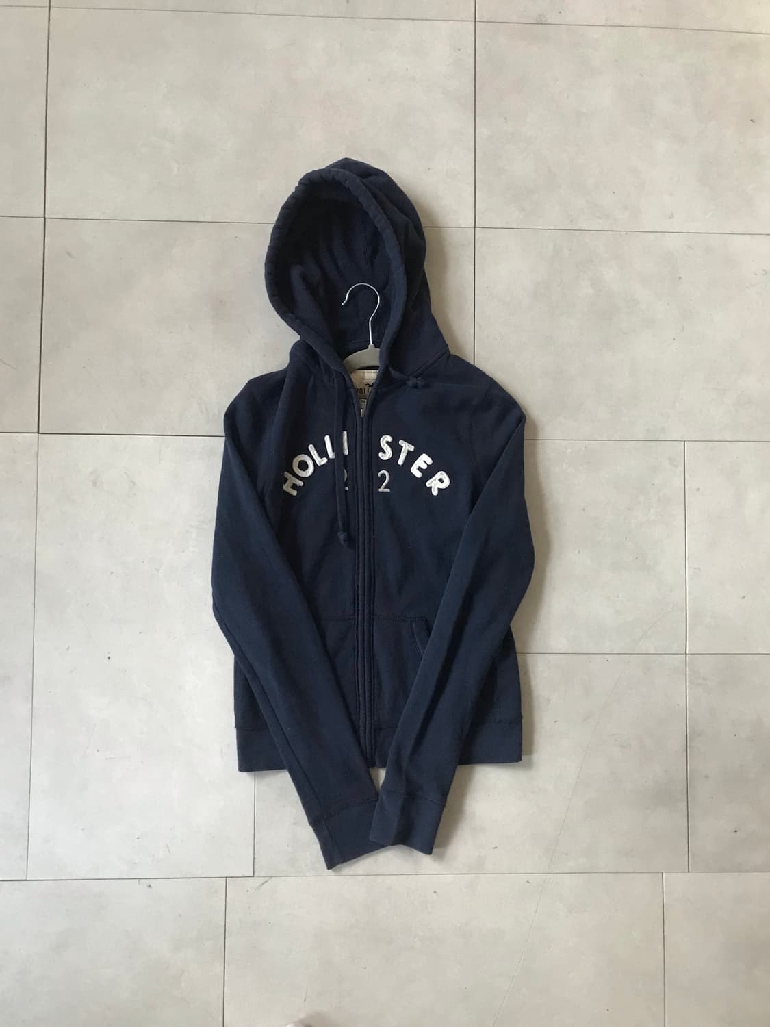 홀리스터 네이비 슬림핏 후드집업 상품이미지6