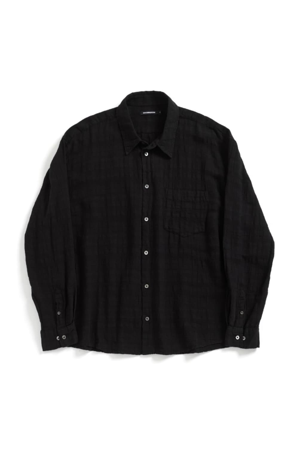 해칭룸 Classic Shirt Gauze Stripe black (3) 상품이미지1