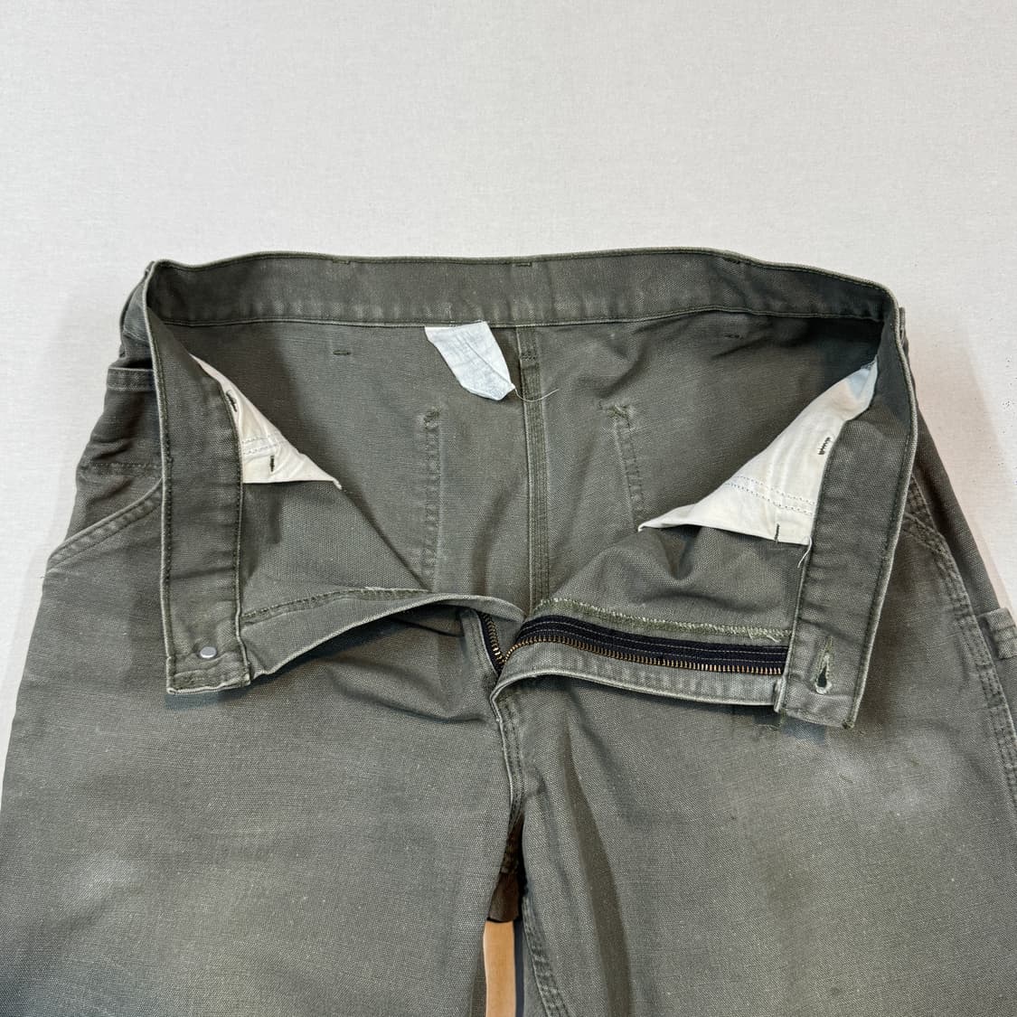 36inch) 칼하트 카펜터 워크팬츠 모스그린 덕 캔버스 상품이미지6