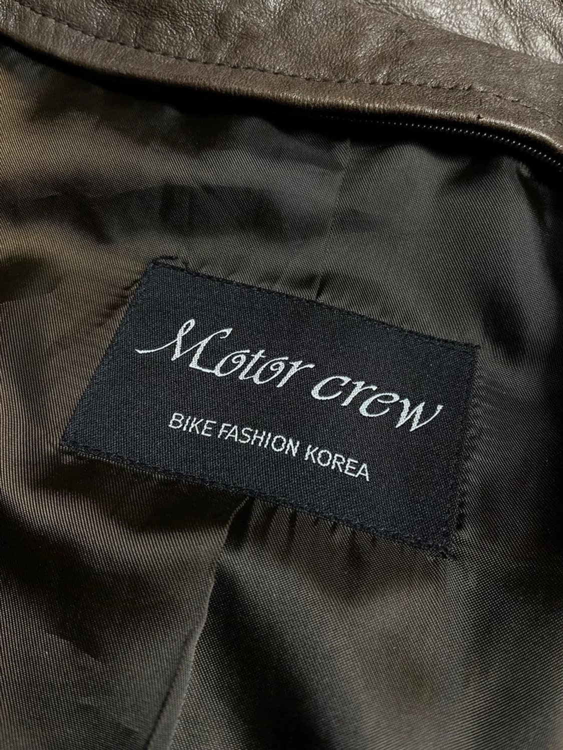 Motor Crew 00's 포켓 버튼 다운 양가죽 자켓 R1465 상품이미지7