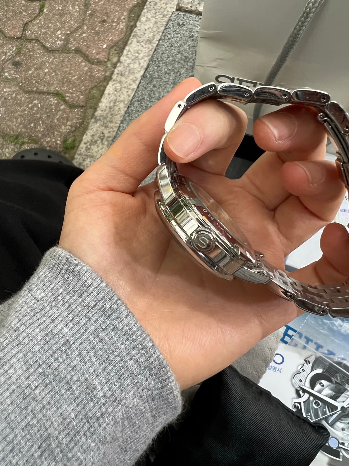  세이코 프레사지 칵테일 파워리저브 청판 블루 풀박 상품이미지2