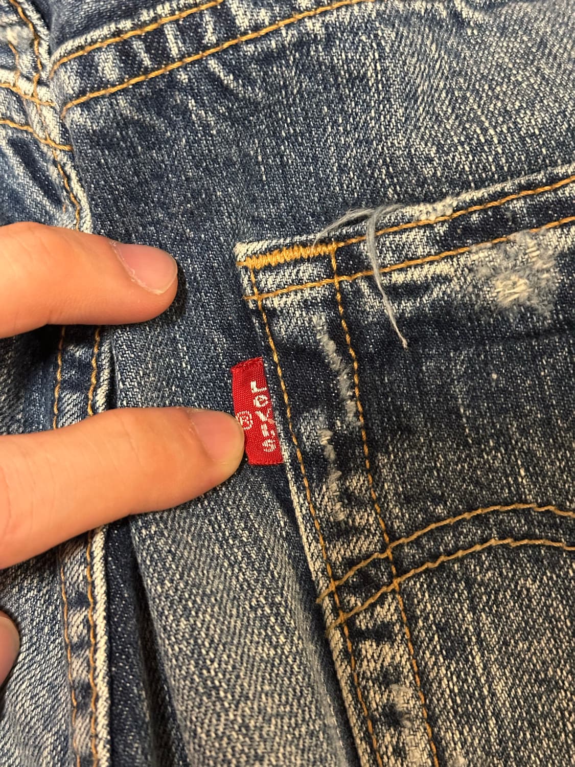 (29 추천) 리바이스 501 워싱 데님 청바지 상품이미지6