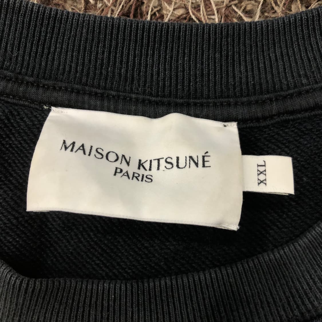 XXL 메종키츠네 더블 폭스 패치 맨투맨 스웻셔츠 상품이미지5