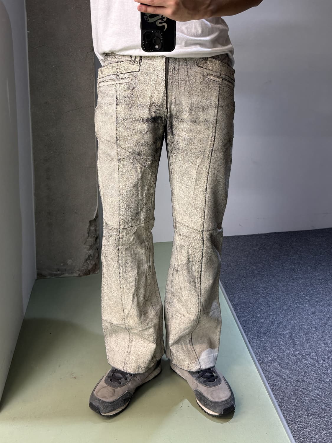 Admix Elements 크래클 레더 팬츠 상품이미지1