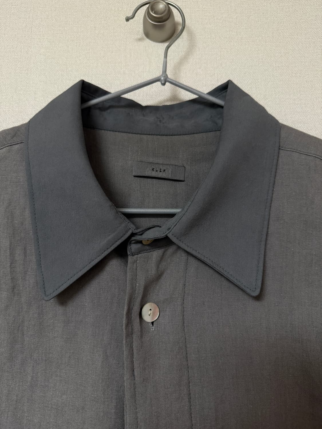 XLIM 엑슬림 EP.5 01 큐프라 릴렉스 핏 셔츠 그레이 상품이미지3