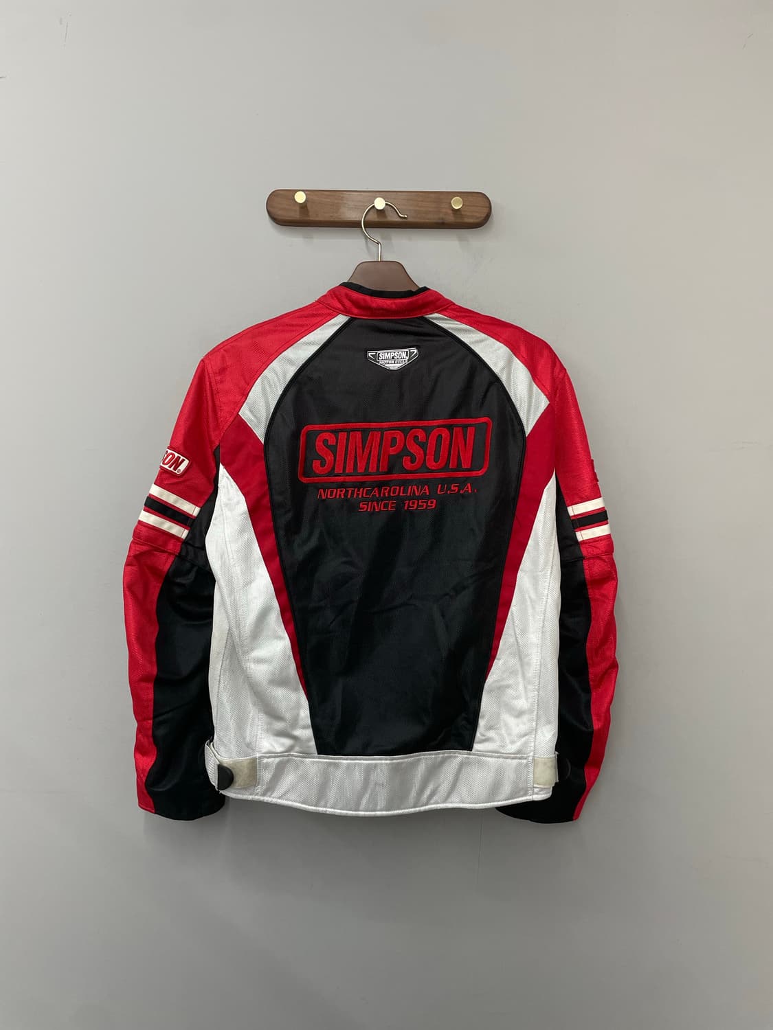 심슨 올드스쿨 바이크 레이싱 자켓 H2383 상품이미지3