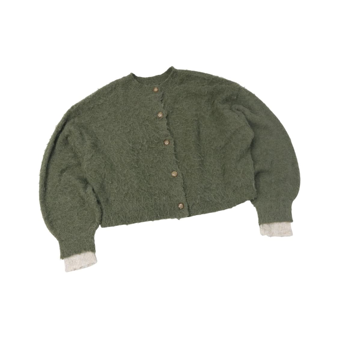 크롭 니트 가디건 상품이미지1