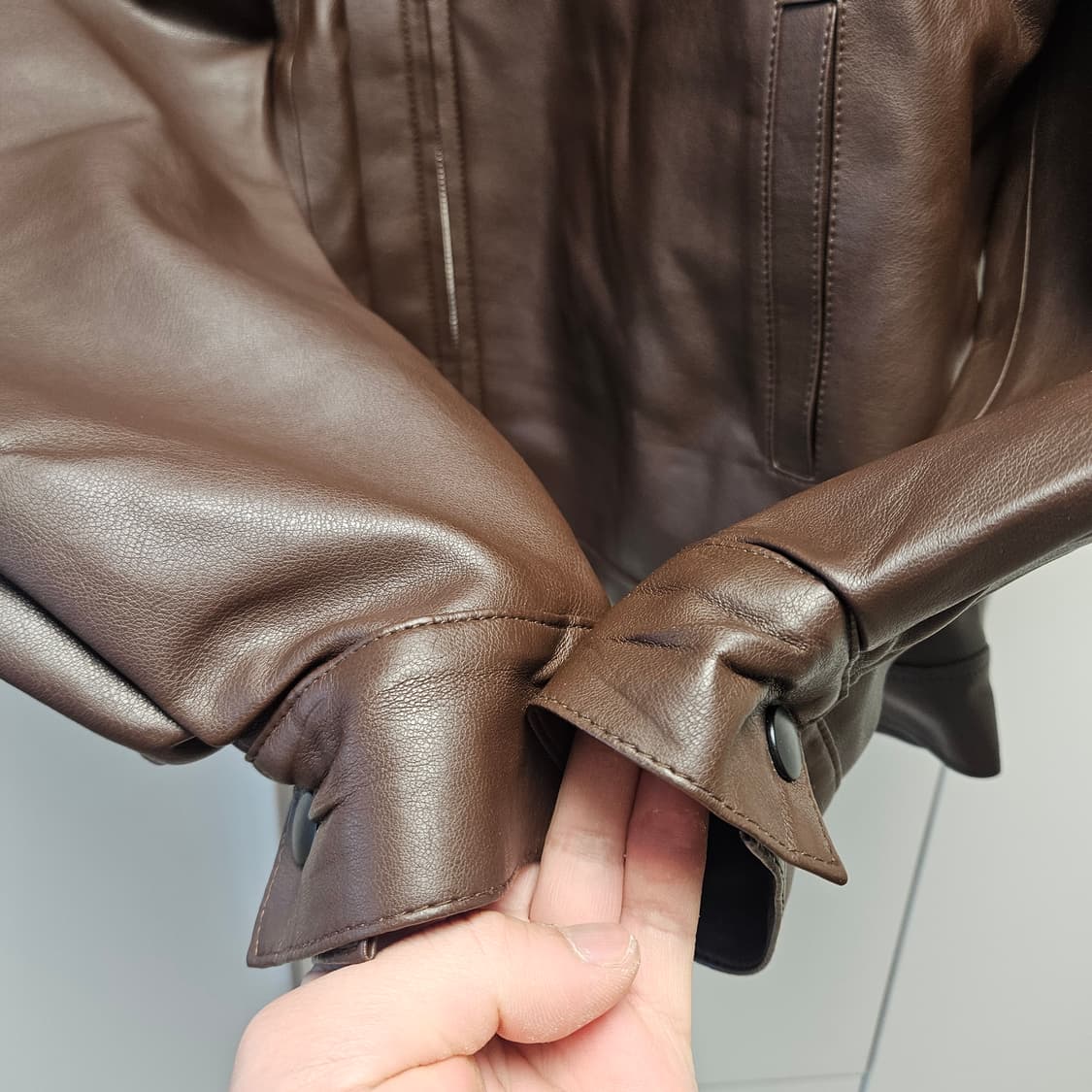 도프제이슨 레더자켓 브라운 XXL 상품이미지3