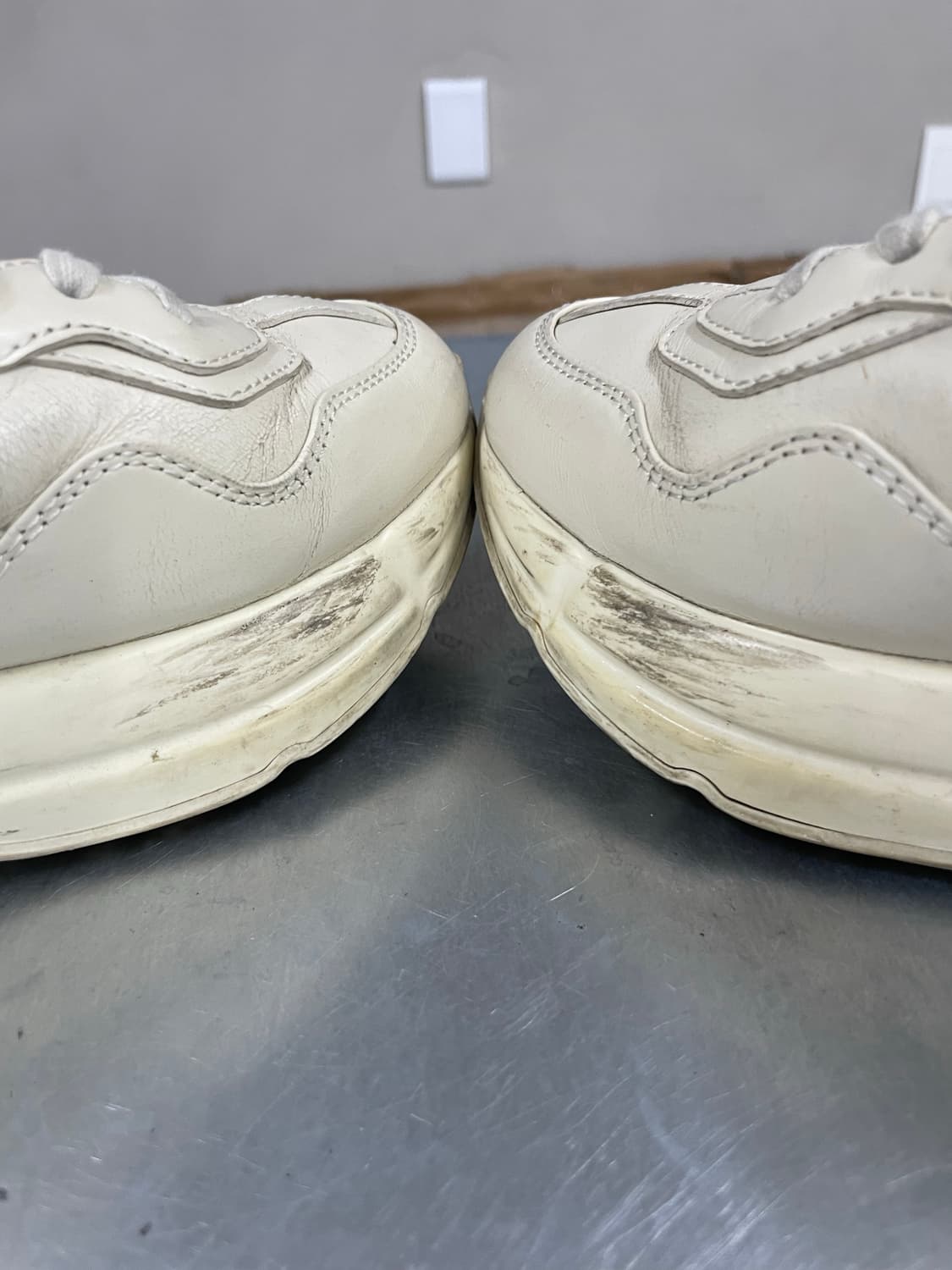 구찌 라이톤 레더 스니커즈 37 (gr-4739) 상품이미지10