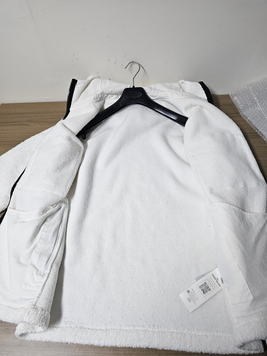 스톤아일랜드 코튼 파일 후드 집업 상품이미지7