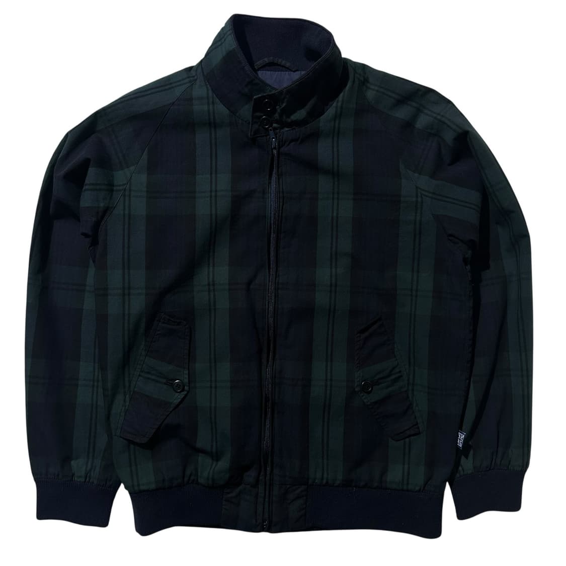 바라쿠타 G9 블랙와치 타탄체크 헤링턴 블루종 자켓 상품이미지2