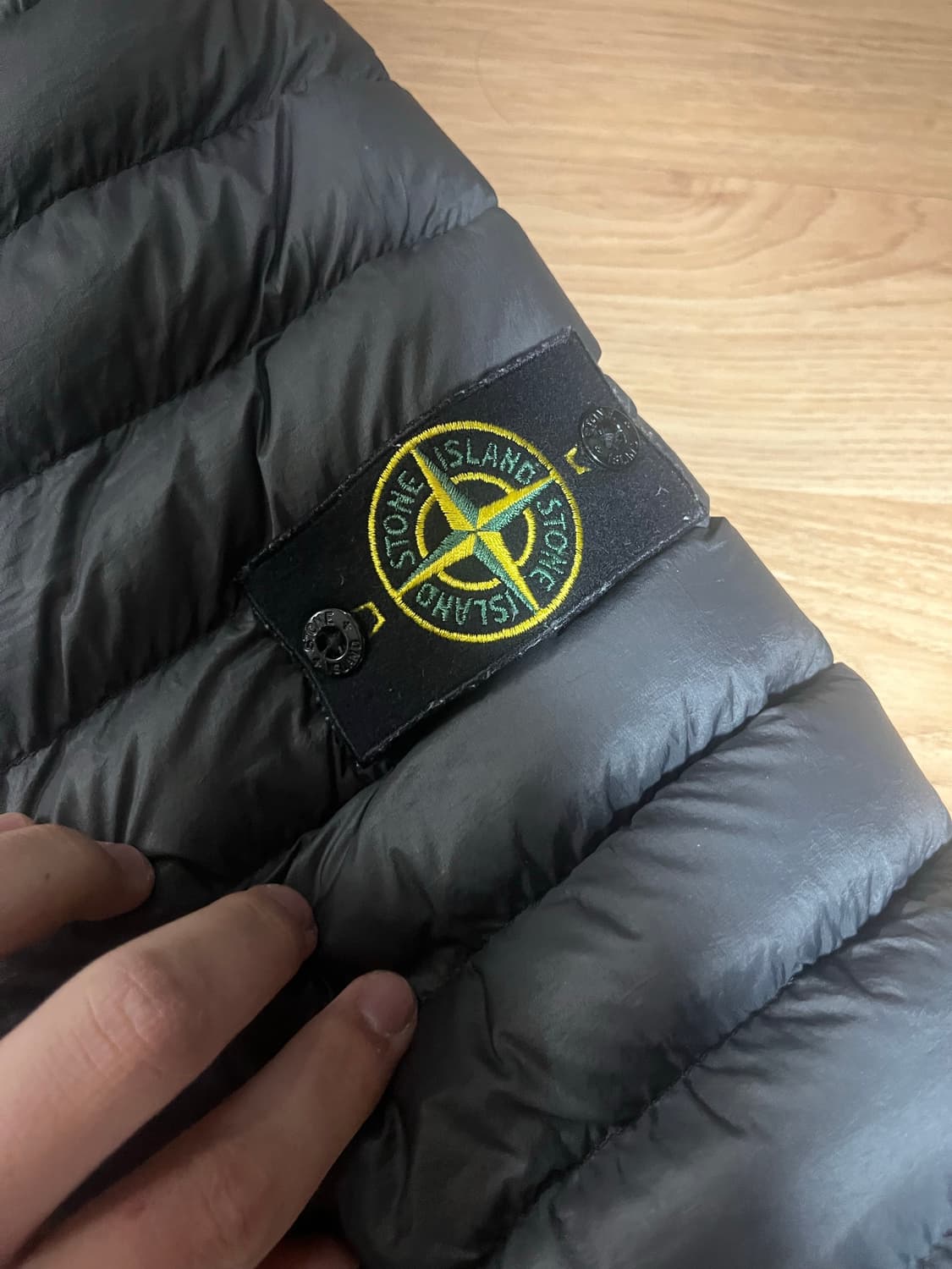 [L]스톤아일랜드 가먼트다잉 경량 패딩 상품이미지3