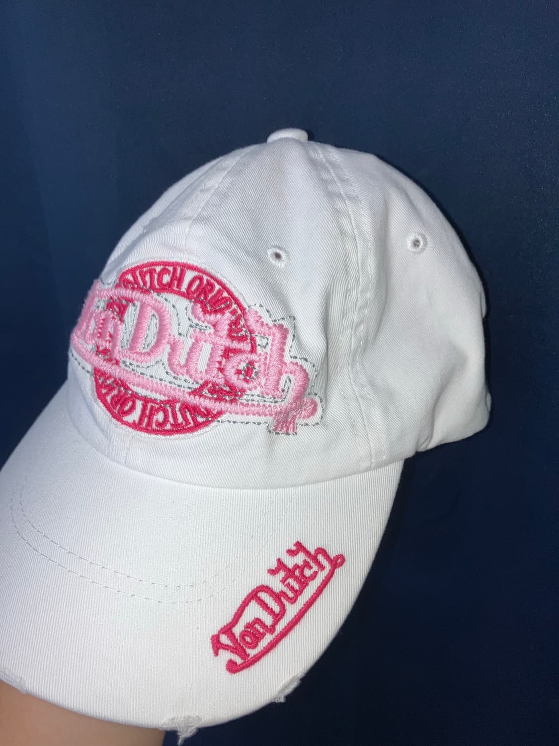 본더치 로고캡 Vondutch pink logo cap 상품이미지2