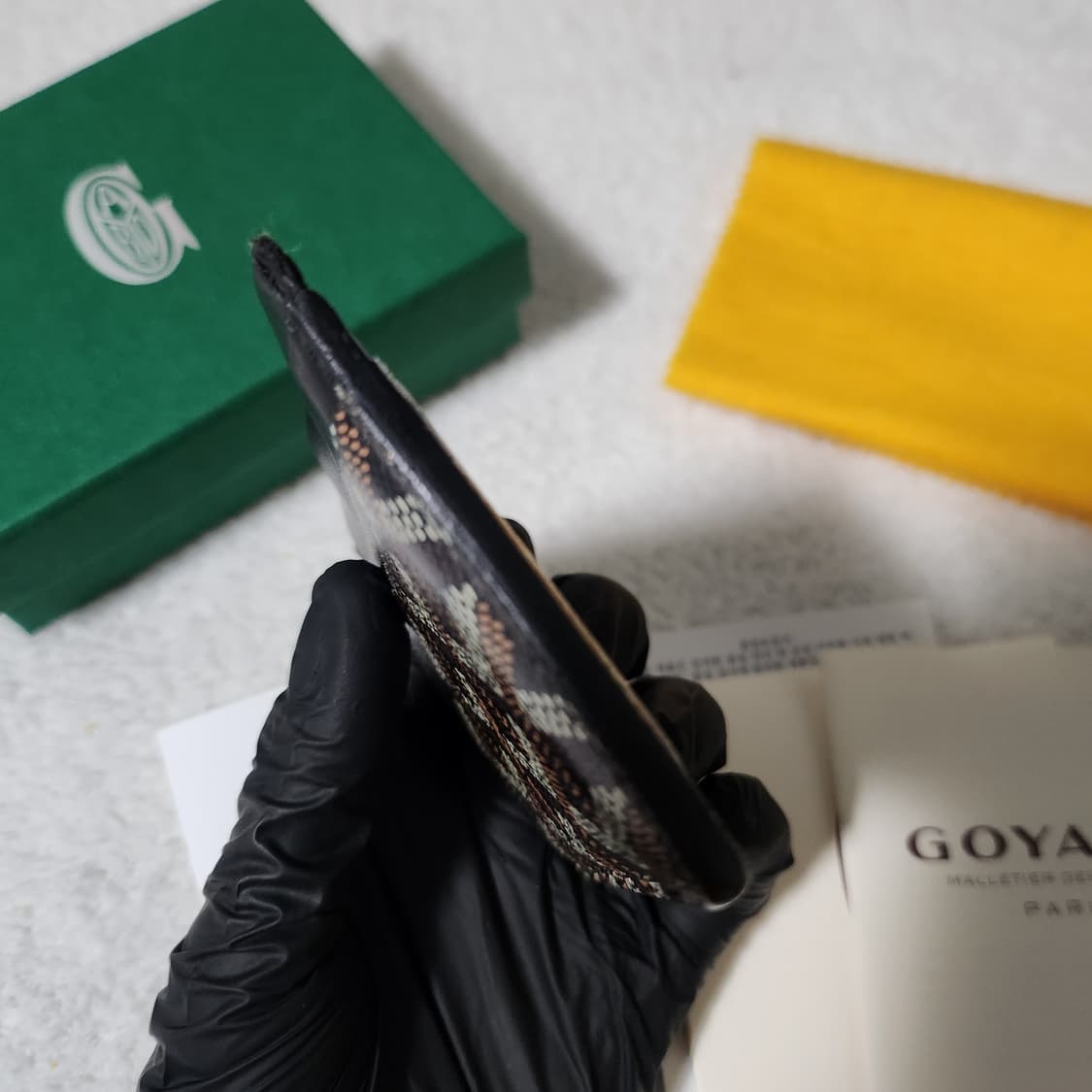 [풀구성]고야드 생쉴피스 카드홀더 카드지갑 블랙 상품이미지5