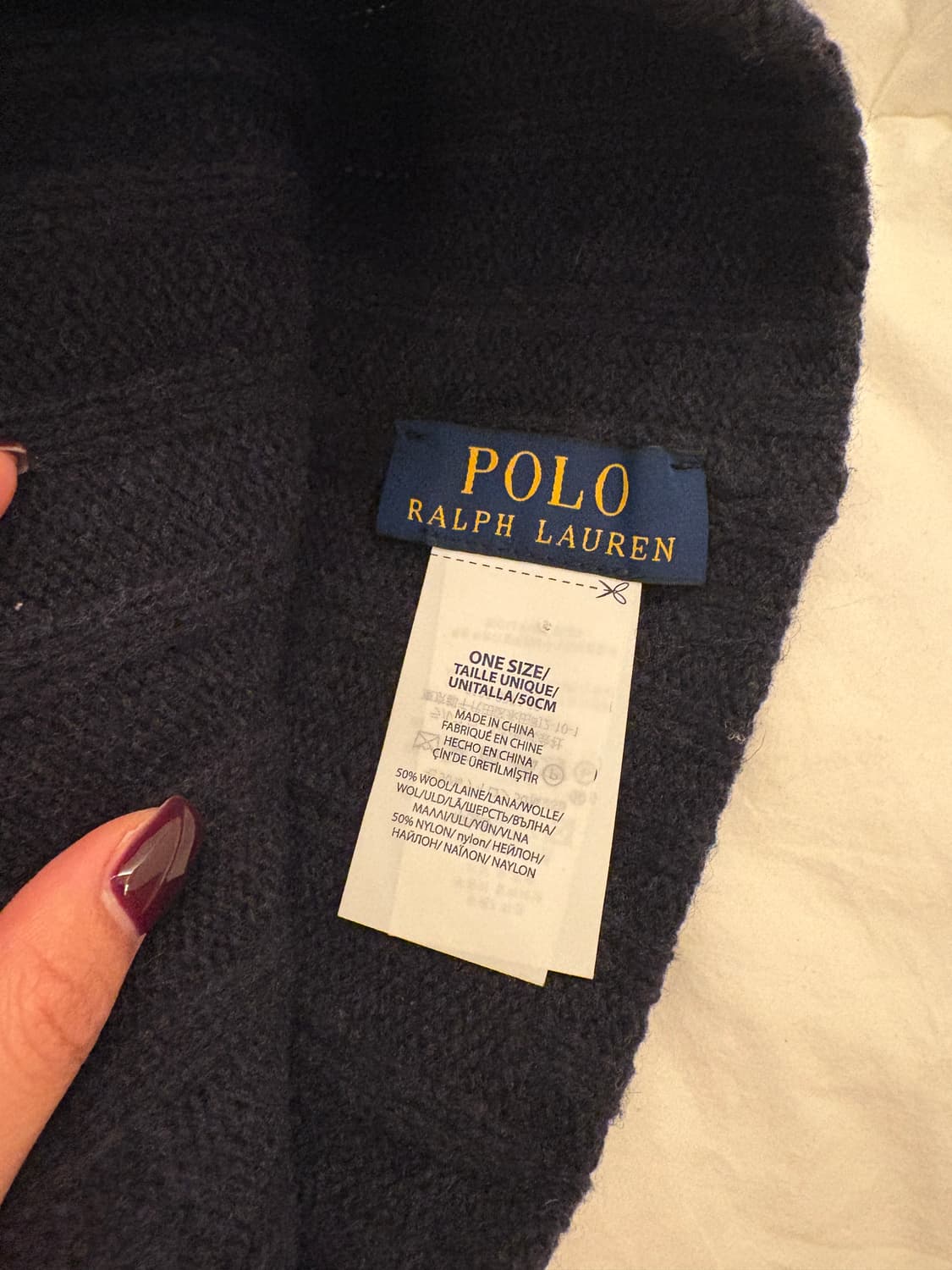 폴로 랄프로렌 네이비 비니 상품이미지3