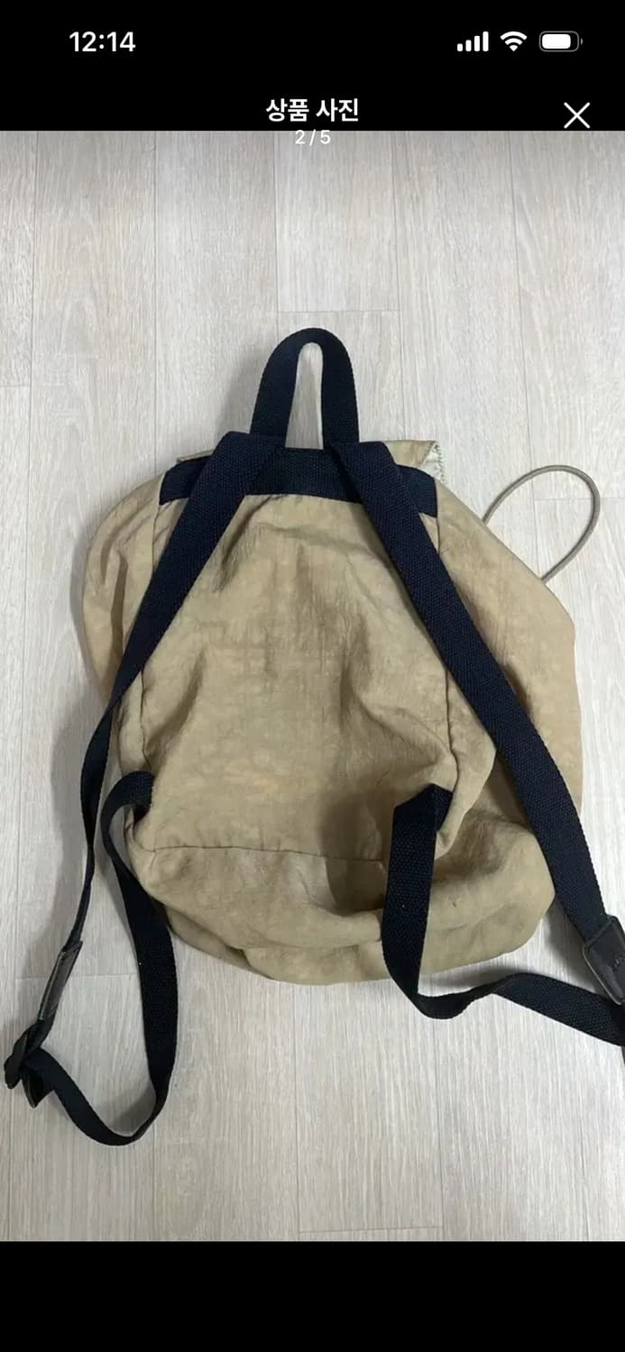 빈티지 키플링 베이지 백팩 상품이미지2