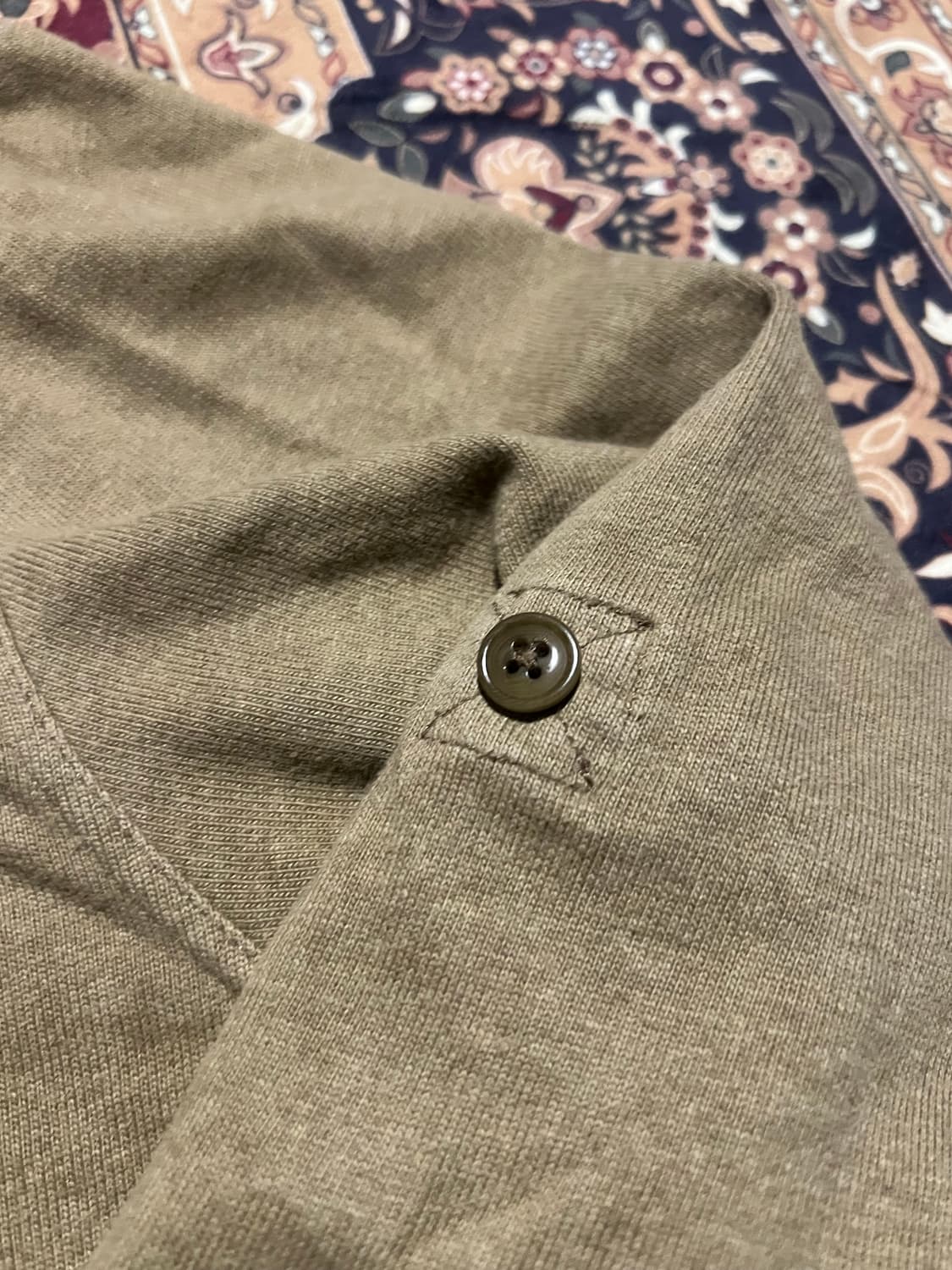 RRL 더블알엘 코튼 저지 밀리터리 워크 셔츠 상품이미지4